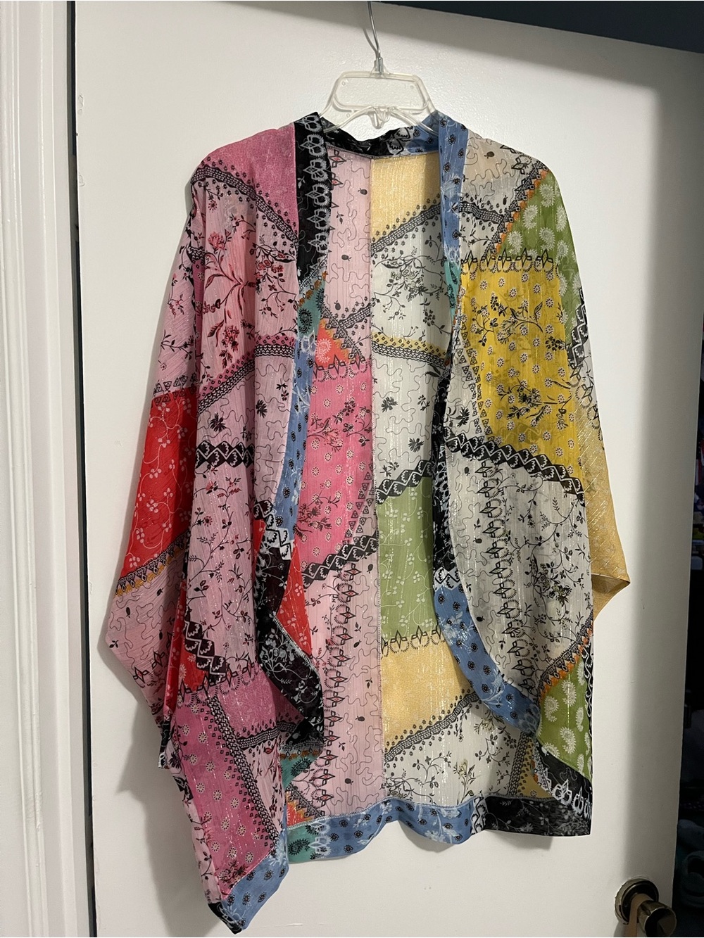 Colorful Patchwork Boho Kimono